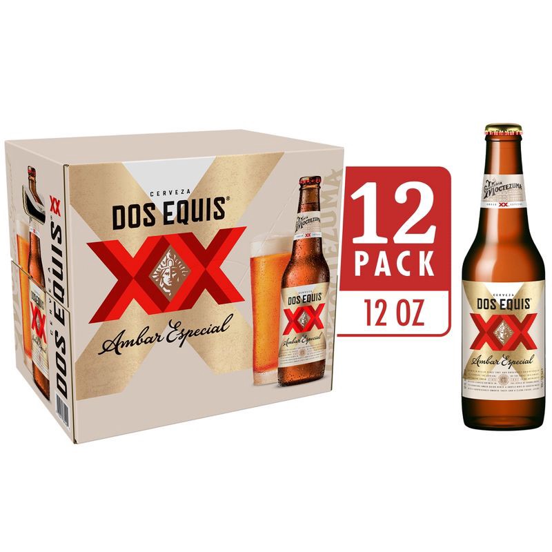slide 1 of 5, Dos Equis Ambar Mexican Lager Beer - 12pk/12 fl oz Bottles, 12 ct; 12 fl oz