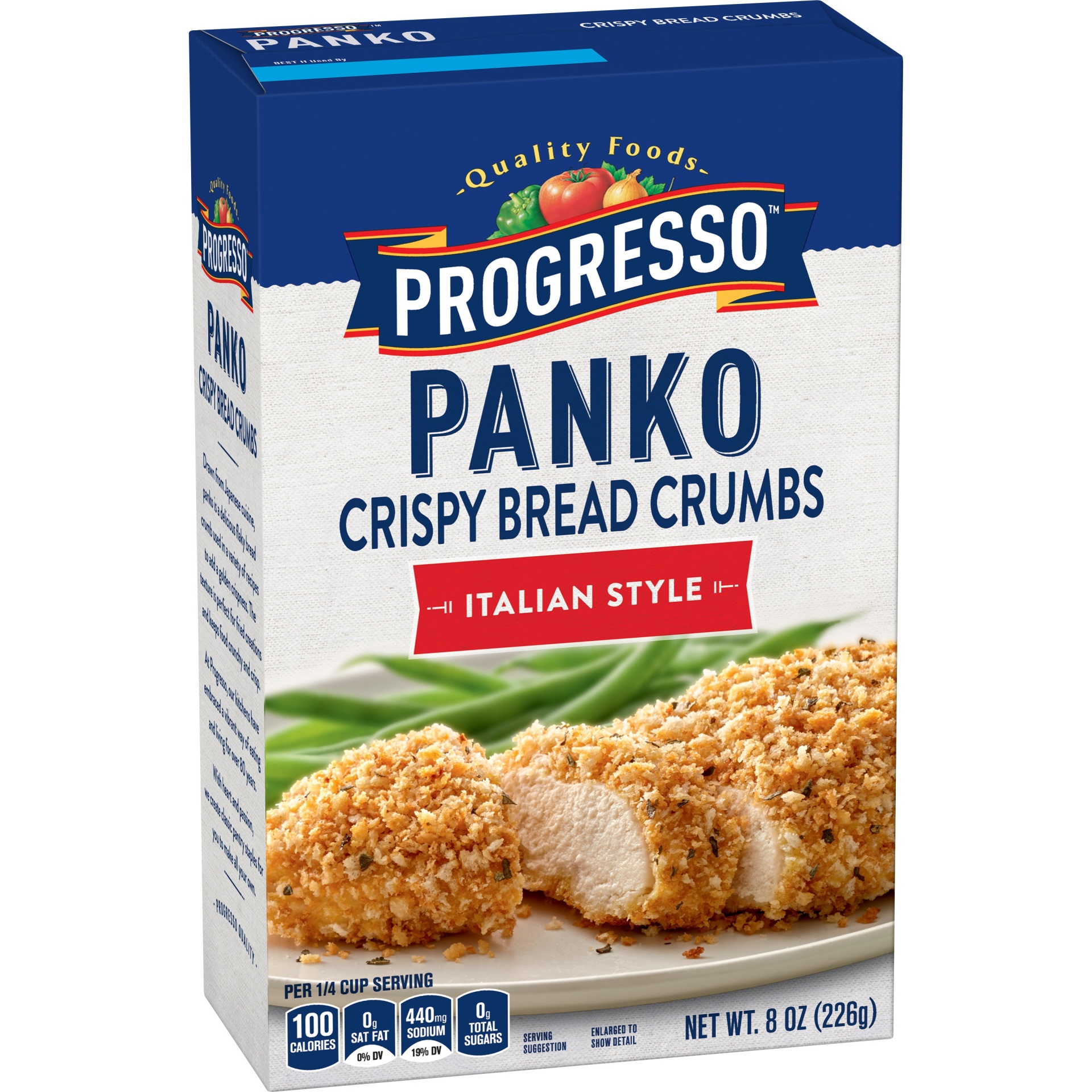 slide 1 of 4, Progresso Panko Crispy Bread Crumbs Italian Style, 8 oz