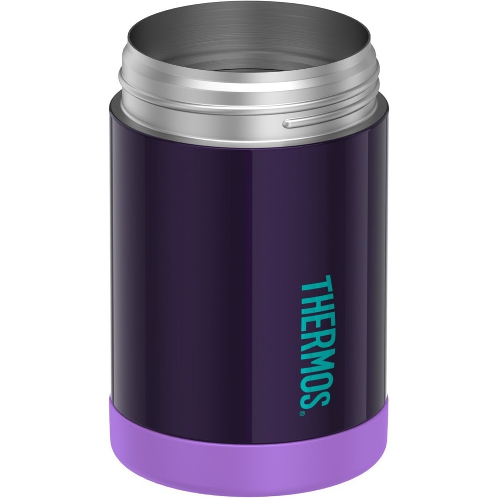 slide 4 of 4, Thermos Food Jar with Spoon Purple, 16 oz