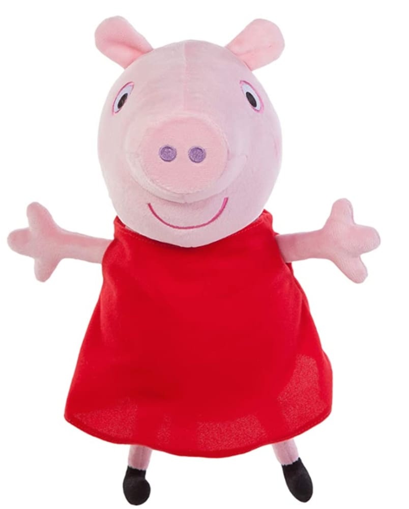 slide 1 of 1, Peppa Pig Hug n Oink Peppa Feature Plush, 1 ct