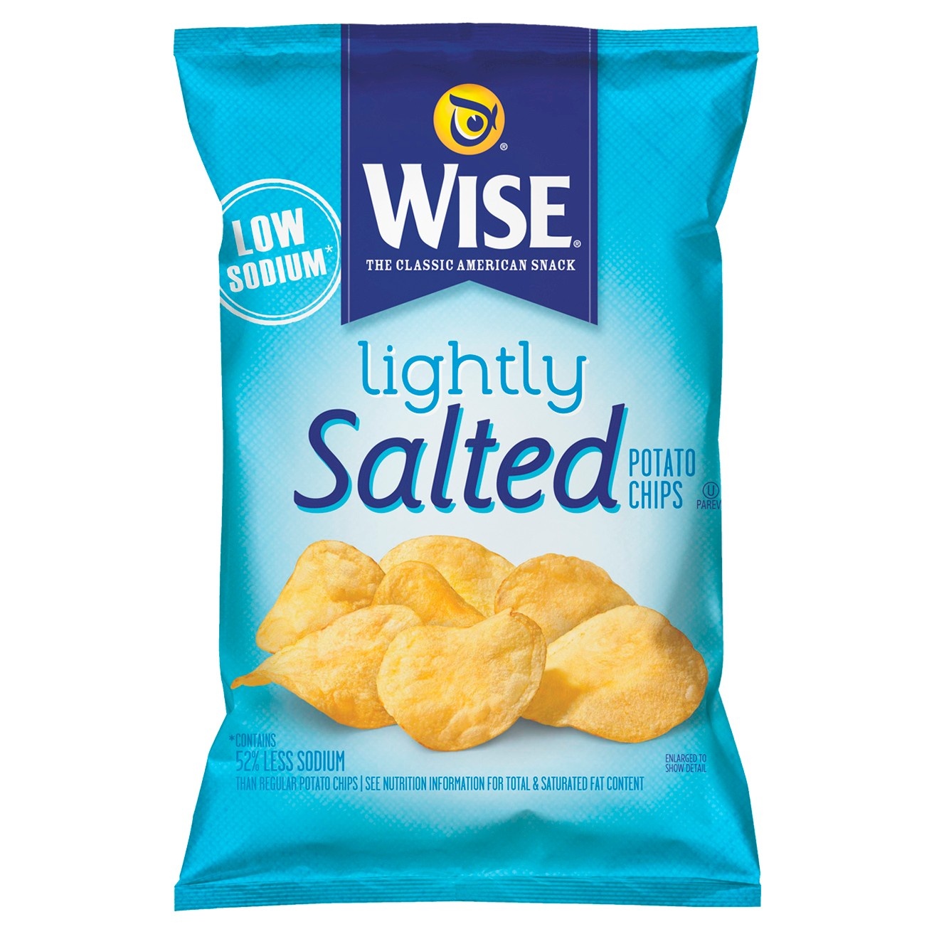 slide 1 of 6, Wise Lightly Salted Original Potato Chips, 9 oz