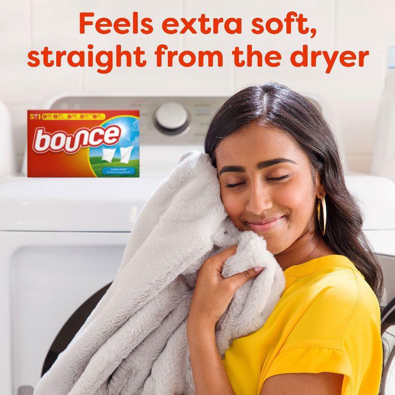 slide 10 of 16, Bounce Outdoor Fresh Fabric Softener Dryer Sheets - 160ct, 160 ct