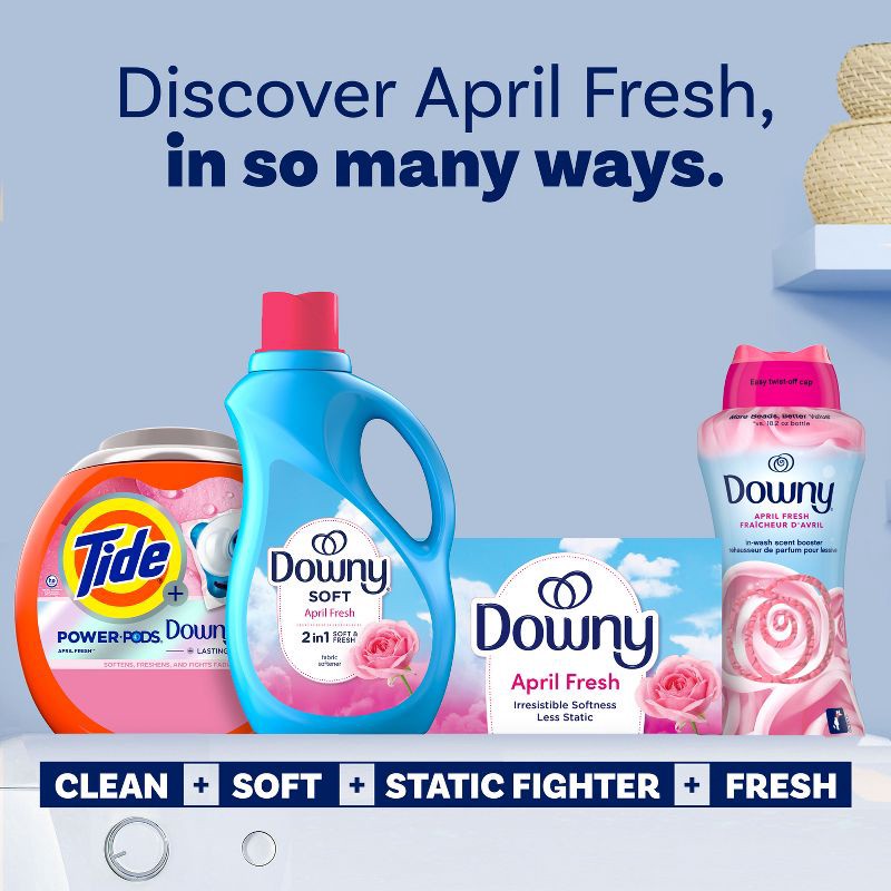 slide 7 of 8, Downy April Fresh Fabric Softener Dryer Sheets - 105ct, 105 ct