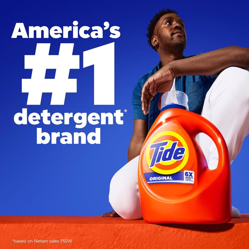 slide 11 of 15, Tide Original HE Deep Cleaning Concentrated Liquid Laundry Detergent Soap 64 Loads - 80 fl oz, 80 fl oz