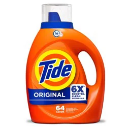Tide Original HE Deep Cleaning Concentrated Liquid Laundry Detergent Soap 64 Loads - 80 fl oz