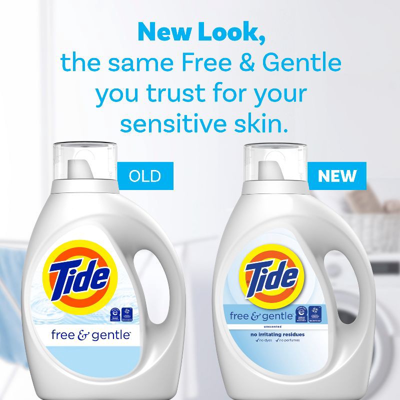 slide 6 of 12, Tide Free & Gentle Non- HE Liquid Laundry Detergent - 84 fl oz, 84 fl oz