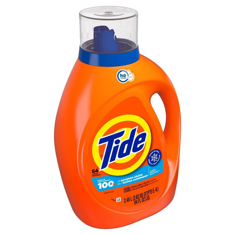 slide 7 of 9, Tide Clean Breeze High Efficiency Liquid Laundry Detergent - 84 fl oz, 92 fl oz