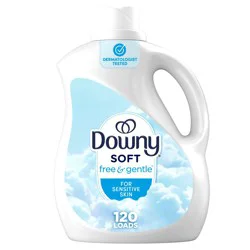 Downy Free & Gentle HE Compatible Ultra Liquid Fabric Softener - 88 fl oz