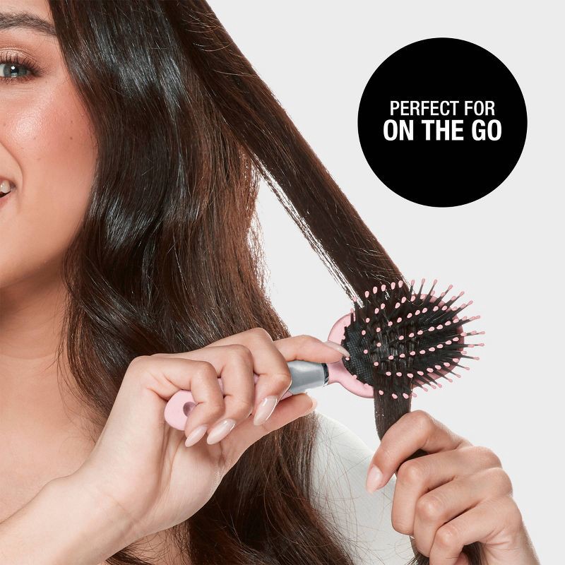 slide 5 of 5, Conair Mini Velvet Touch Cushion Hair Brush, 1 ct