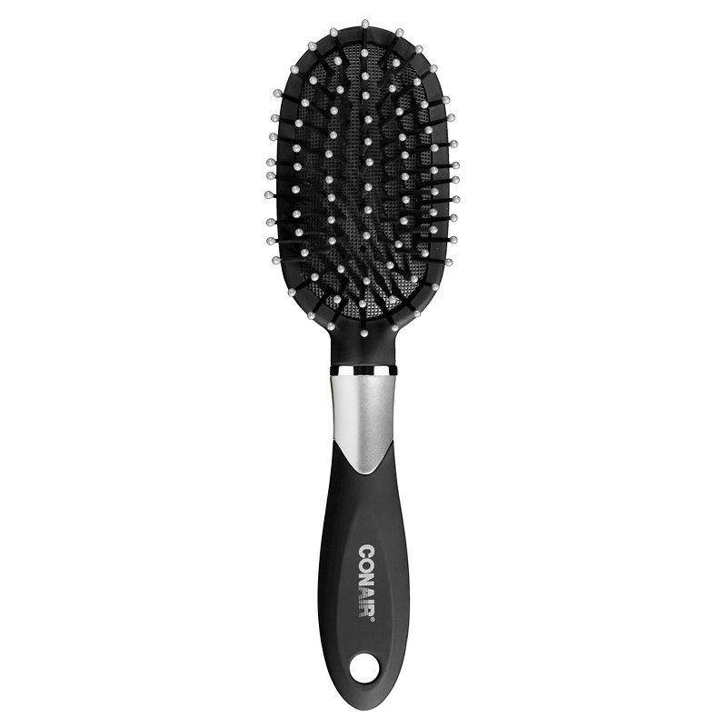 slide 1 of 5, Conair Mini Velvet Touch Cushion Hair Brush, 1 ct