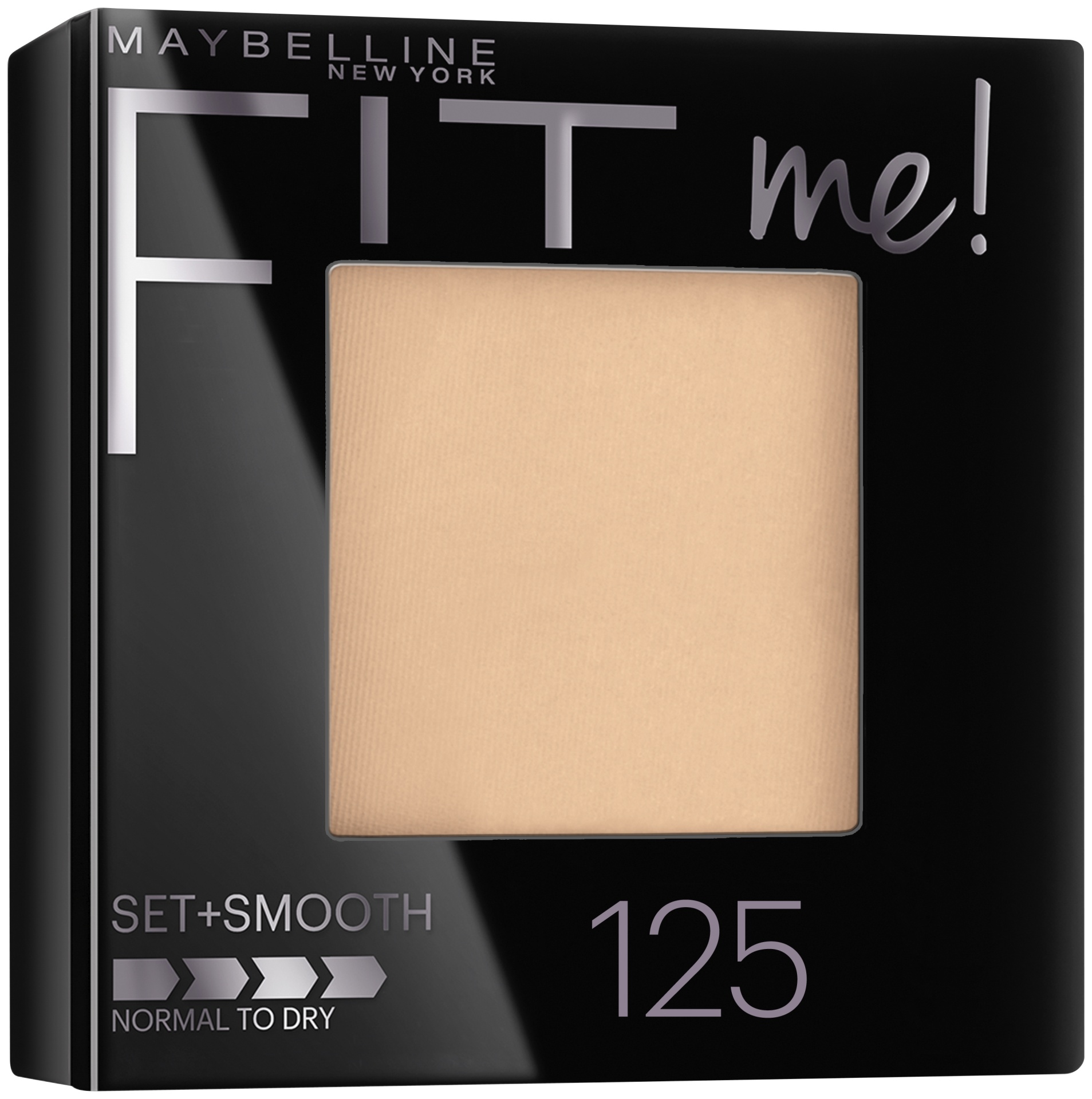 slide 2 of 2, Maybelline Fit Me! Set + Smooth Powder - 125 Nude Beige, 0.3 oz