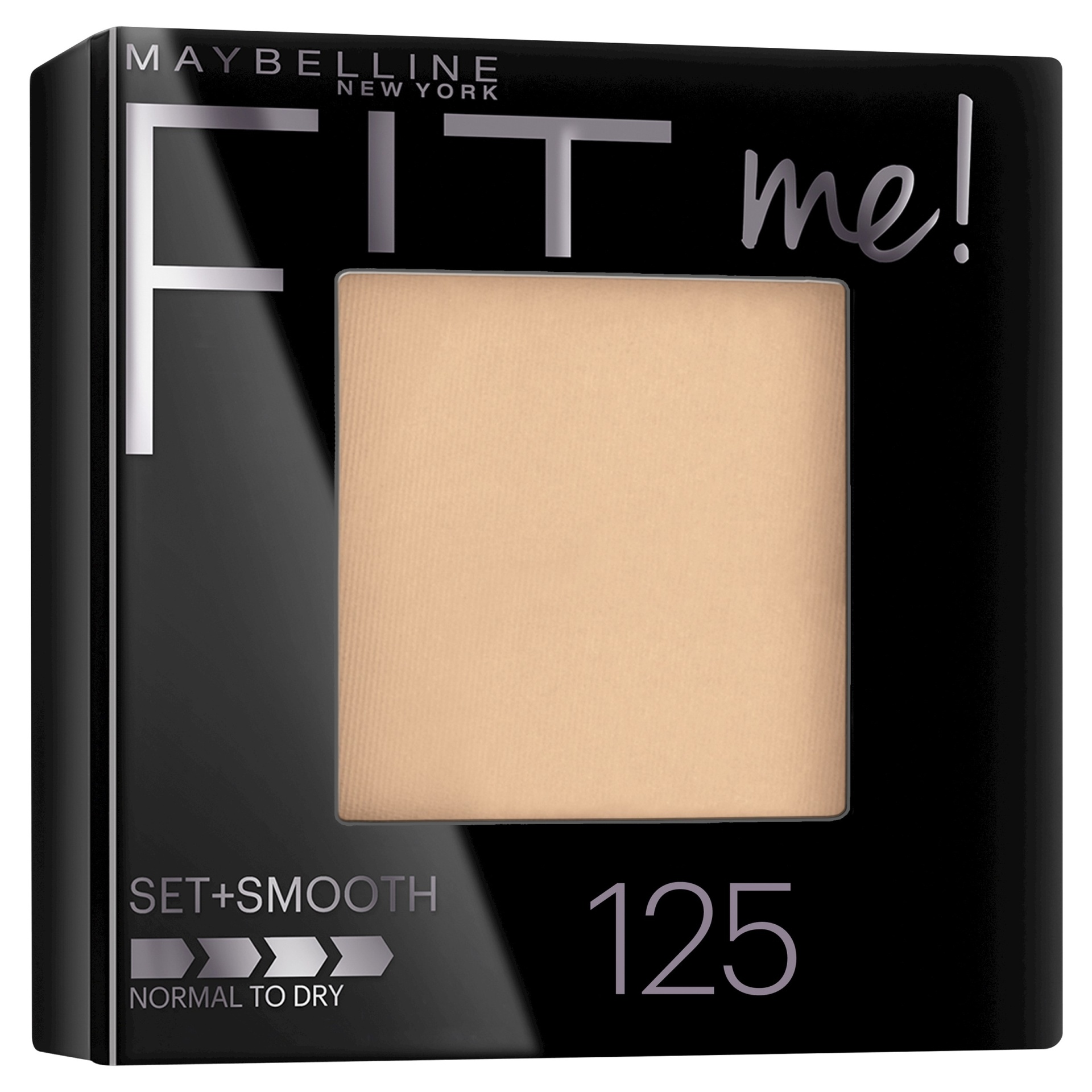 slide 1 of 2, Maybelline Fit Me! Set + Smooth Powder - 125 Nude Beige, 0.3 oz