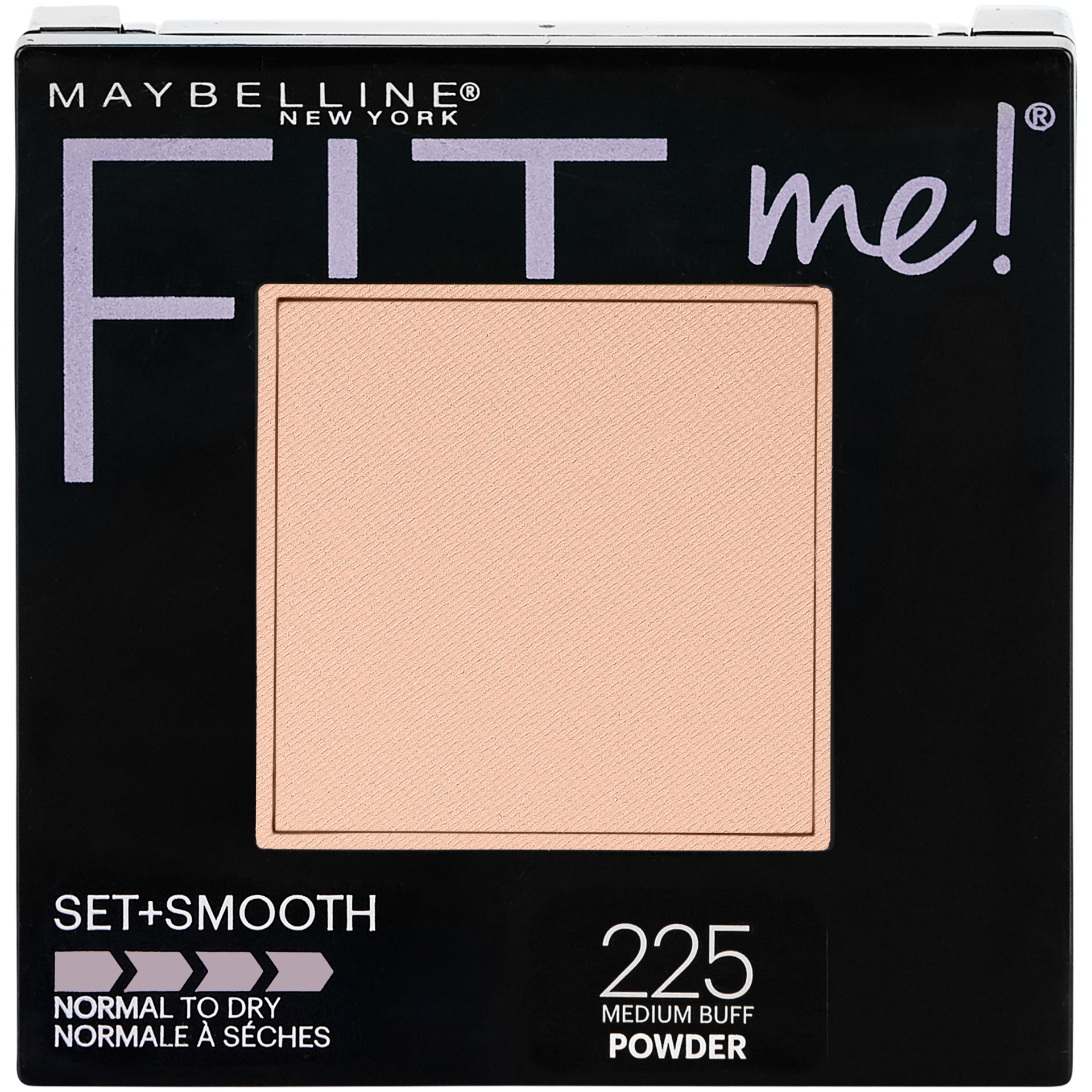 slide 2 of 3, Maybelline FIT ME! Set + Smooth Powder - 225 Medium Buff, 1 ct