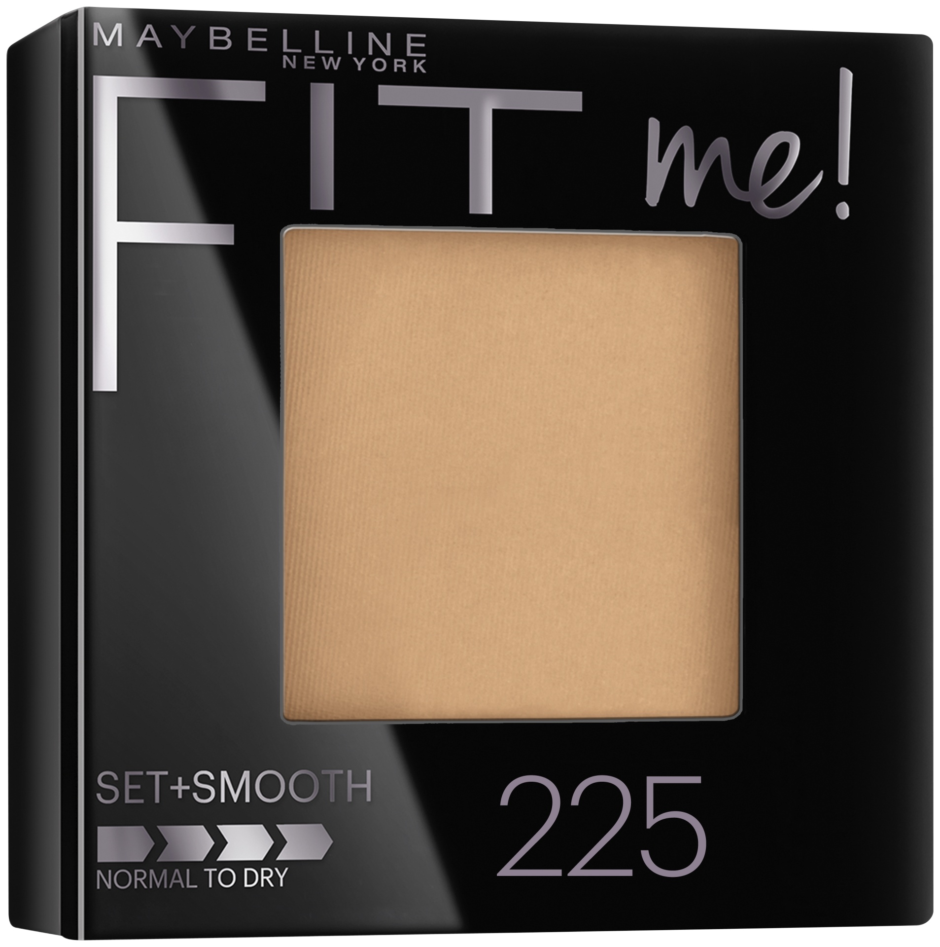 slide 3 of 3, Maybelline FIT ME! Set + Smooth Powder - 225 Medium Buff, 1 ct