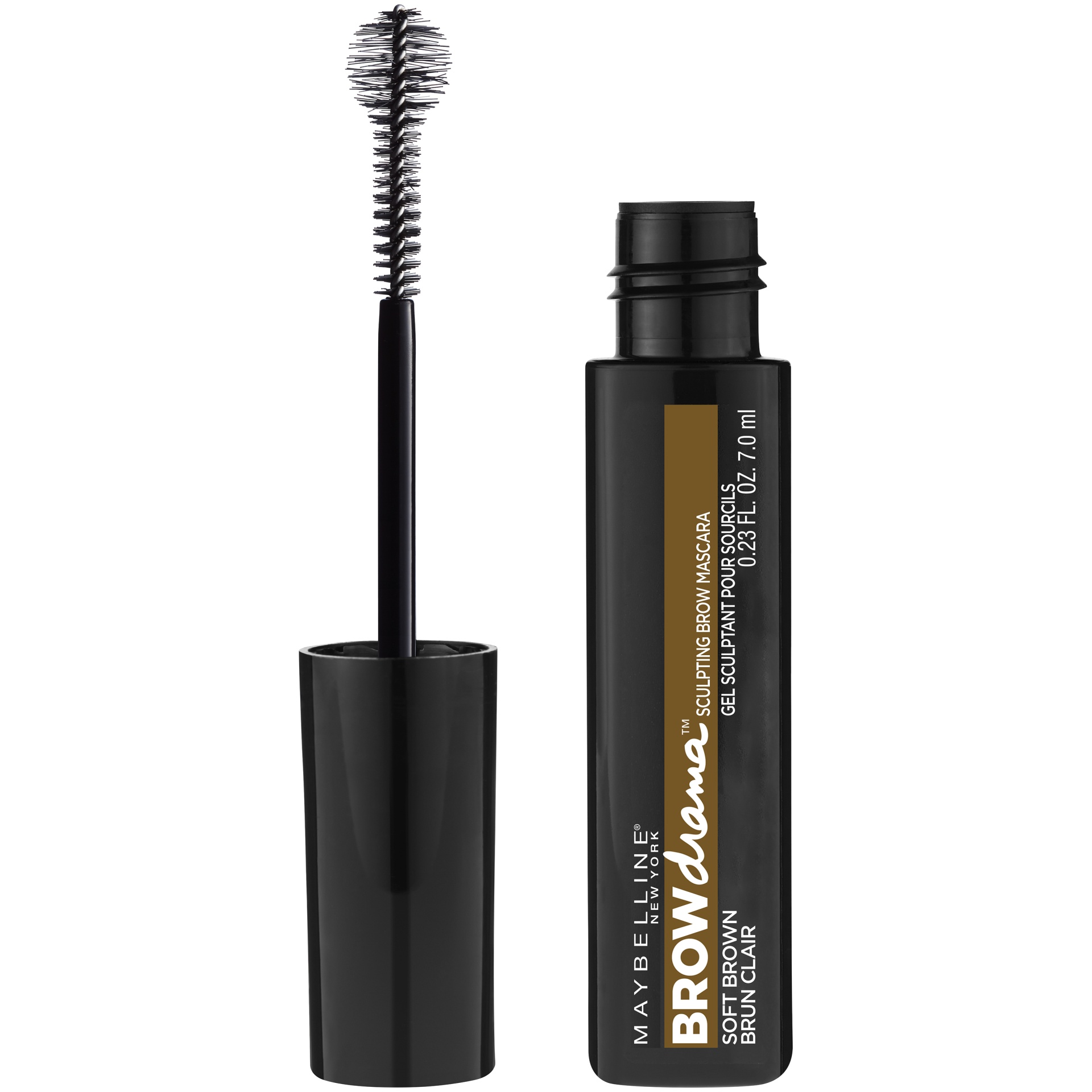 slide 2 of 2, Maybelline Eyestudio Brow Drama Sculpting Brow Mascara 255 Soft Brown, 0.23 oz