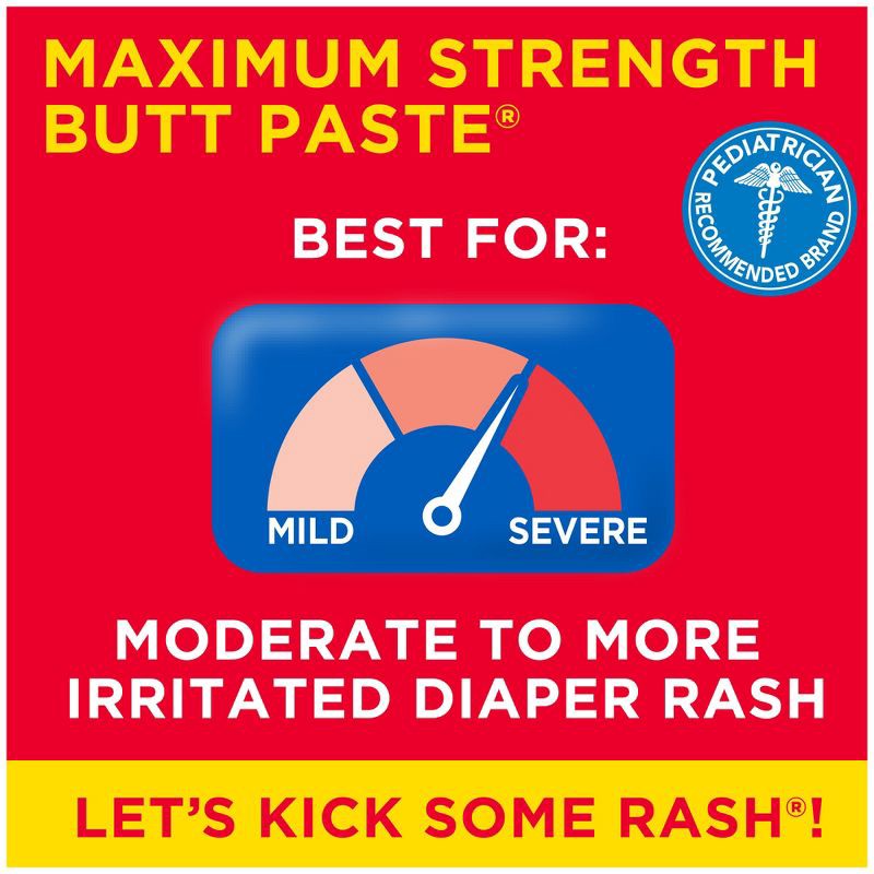 slide 3 of 8, Boudreaux's BP Boudreaux's Butt Paste Baby Diaper Rash Cream Maximum Strength - 4oz, 4 oz