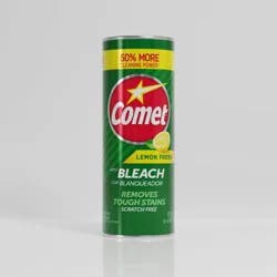 Comet Lemon Fresh Disinfectant Cleanser with Bleach - 21oz