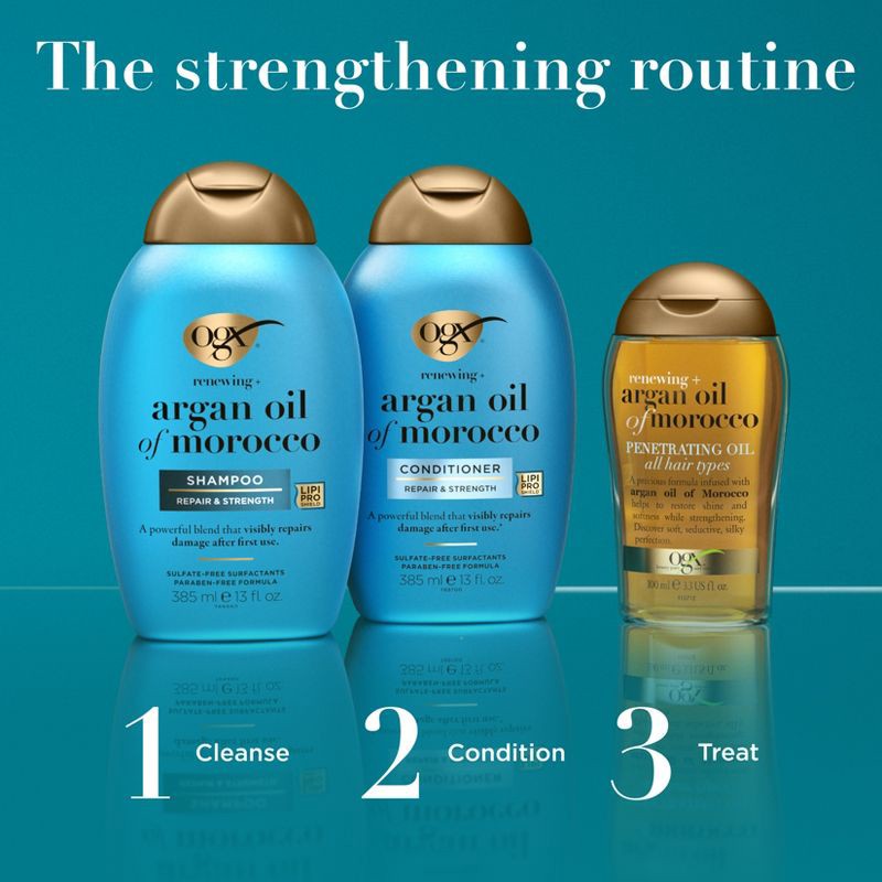 slide 5 of 7, OGX Renewing + Argan Oil of Morocco Penetrating Hair Oil Treatment - 3.3 fl oz, 3.3 fl oz