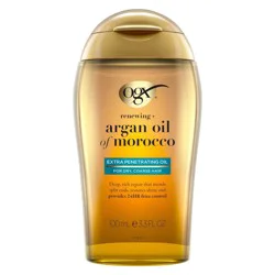 OGX Extra Strength Renewing Moroccan Argan Oil Penetrating Hair Oil Serum- 3.3 fl oz