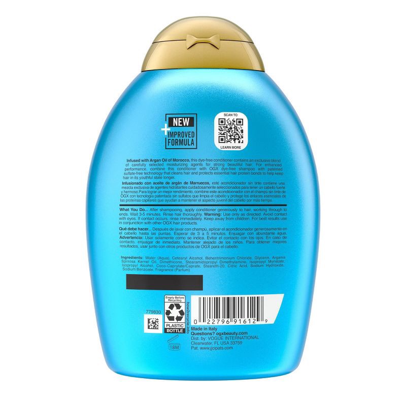 slide 9 of 9, OGX Renewing + Argan Oil of Morocco Hair Soften & Strengthen Conditioner - 13 fl oz, 13 fl oz