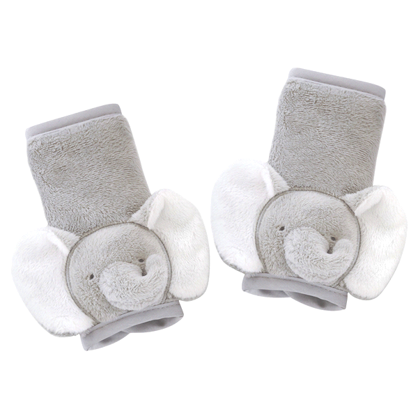 slide 1 of 1, Carter's Plush Strap Covers, Elephant, 1 ct