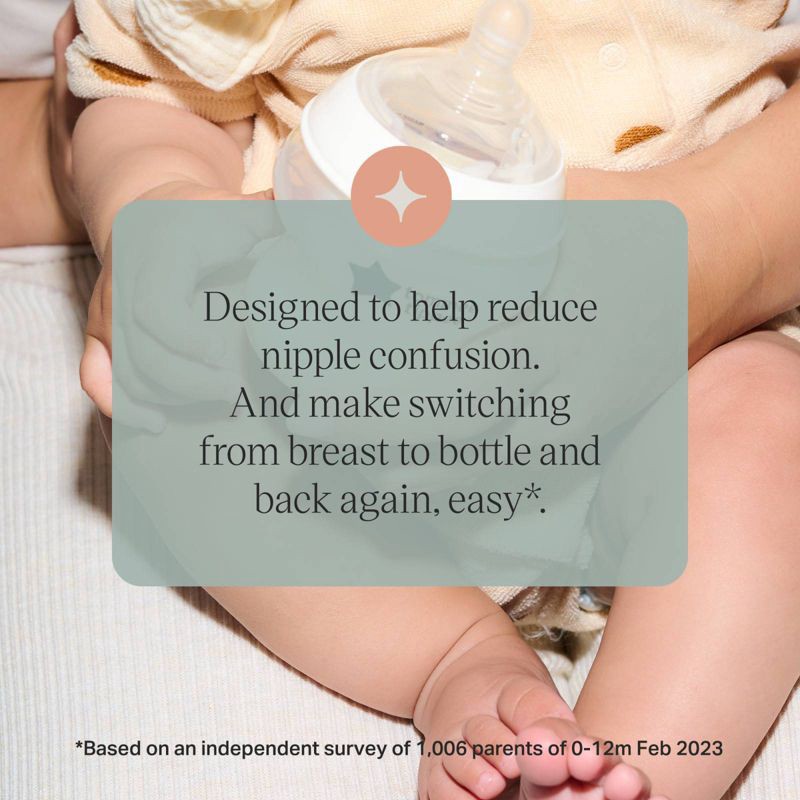 slide 6 of 7, Tommee Tippee Natural Start Baby Bottle Nipples - Med Flow - 2pk, 2 ct