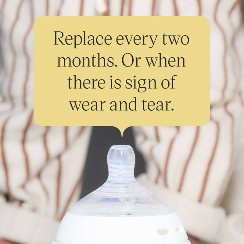 slide 7 of 7, Tommee Tippee Natural Start Baby Bottle Nipples - Med Flow - 2pk, 2 ct