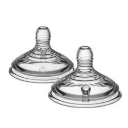 Tommee Tippee Natural Start Baby Bottle Nipples - Fast Flow - 2pk