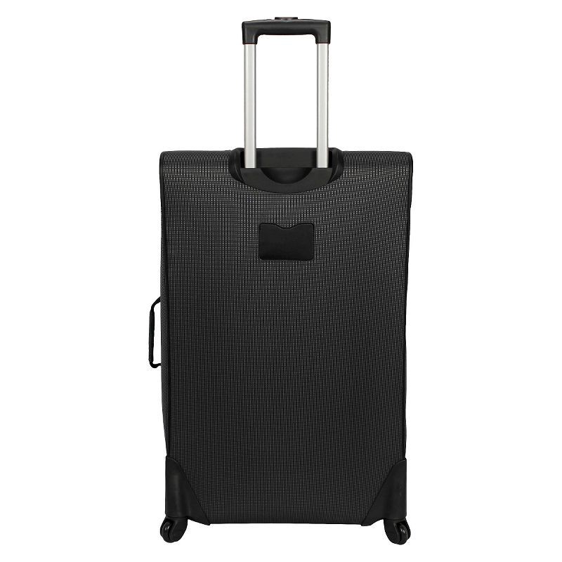 slide 3 of 4, Skyline Softside Large Checked Spinner Suitcase - Gray, 1 ct