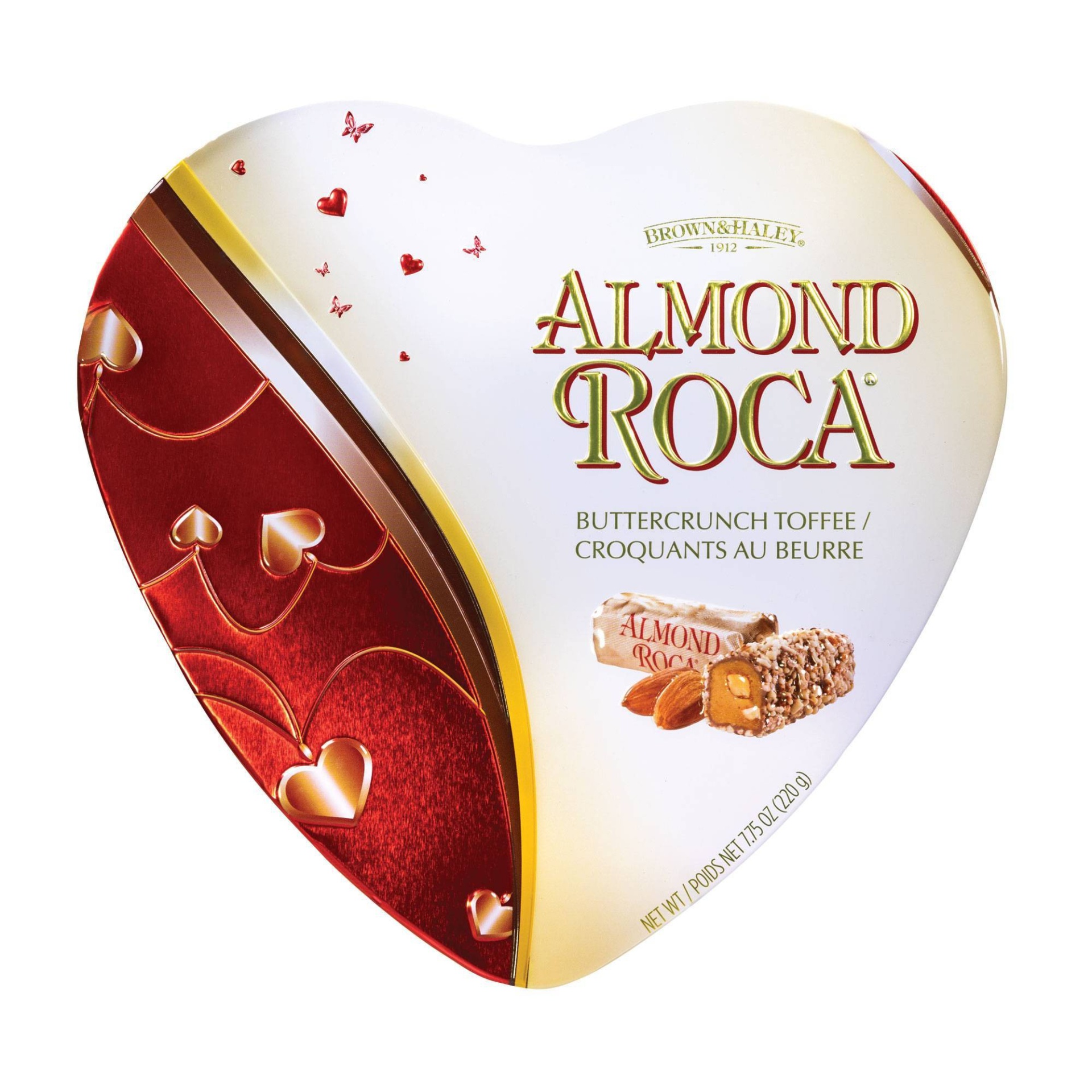 slide 1 of 3, Almond Roca Valentine's Day Buttercrunch Toffee, 7.75 oz