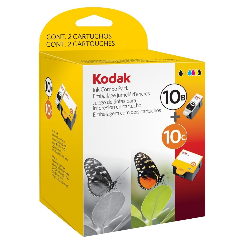 slide 2 of 2, Kodak 10B/10C Ink Combo Pack, 2 ct