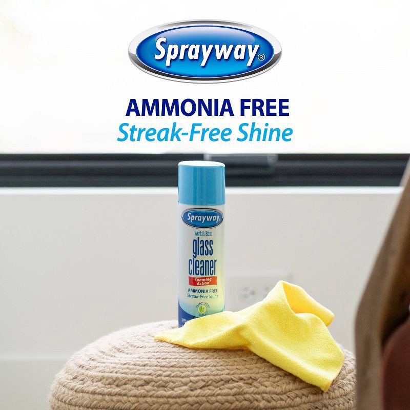 slide 5 of 9, Sprayway Glass Cleaner Ammonia Free Aerosol - 19oz, 19 oz