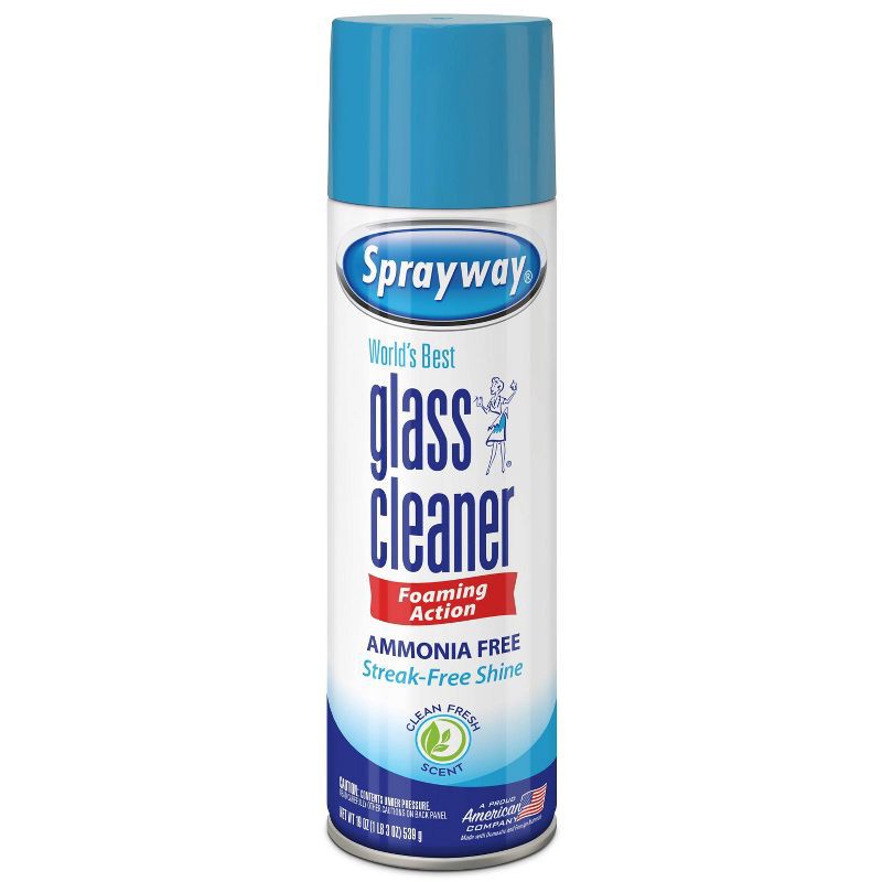 slide 1 of 2, Sprayway Glass Cleaner Ammonia Free Aerosol - 19oz, 19 oz