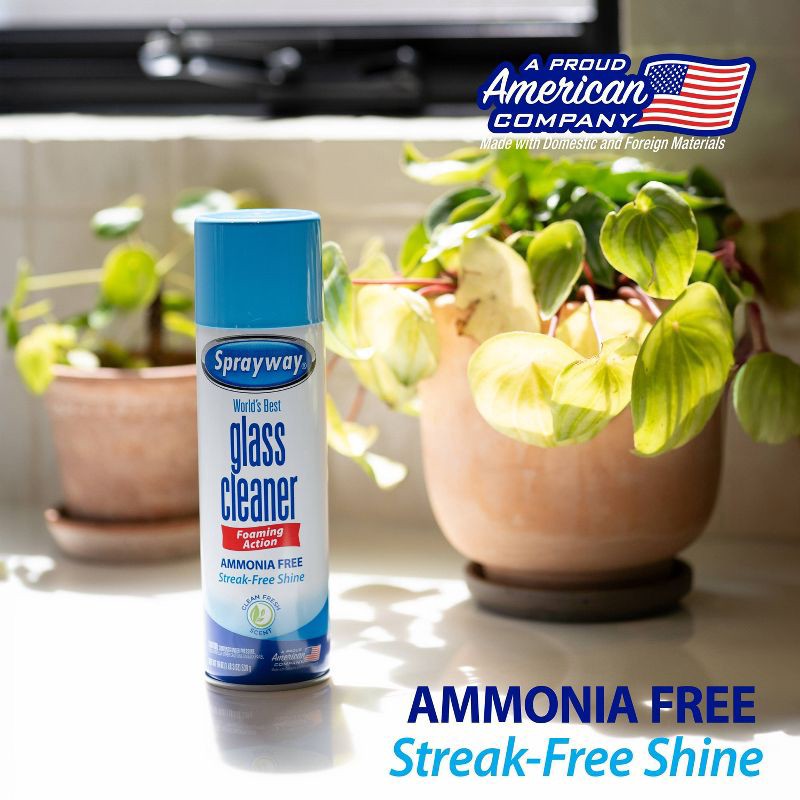 slide 8 of 9, Sprayway Glass Cleaner Ammonia Free Aerosol - 19oz, 19 oz
