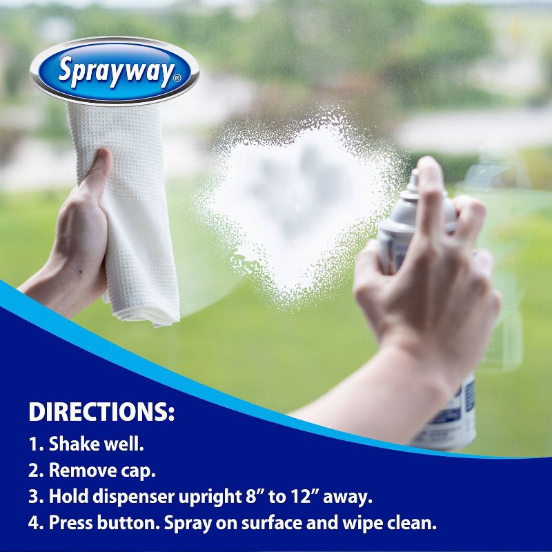 slide 9 of 9, Sprayway Glass Cleaner Ammonia Free Aerosol - 19oz, 19 oz