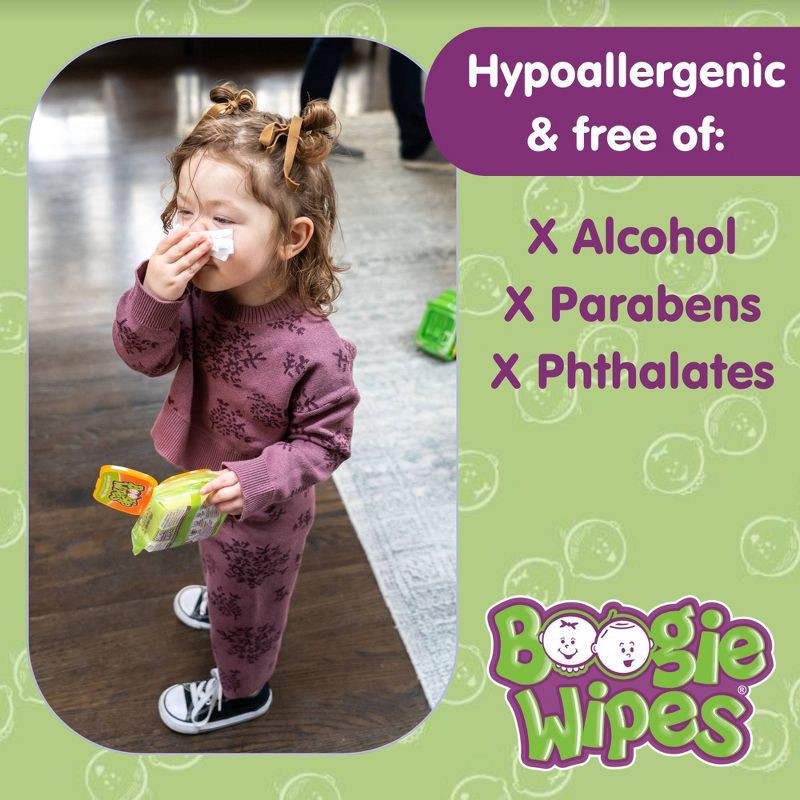 slide 5 of 9, Boogie Wipes Saline Nose Wipes Fresh Scent - 90ct, 90 ct