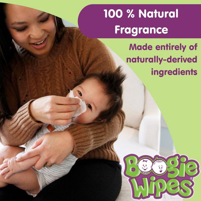 slide 8 of 9, Boogie Wipes Saline Nose Wipes Fresh Scent - 90ct, 90 ct