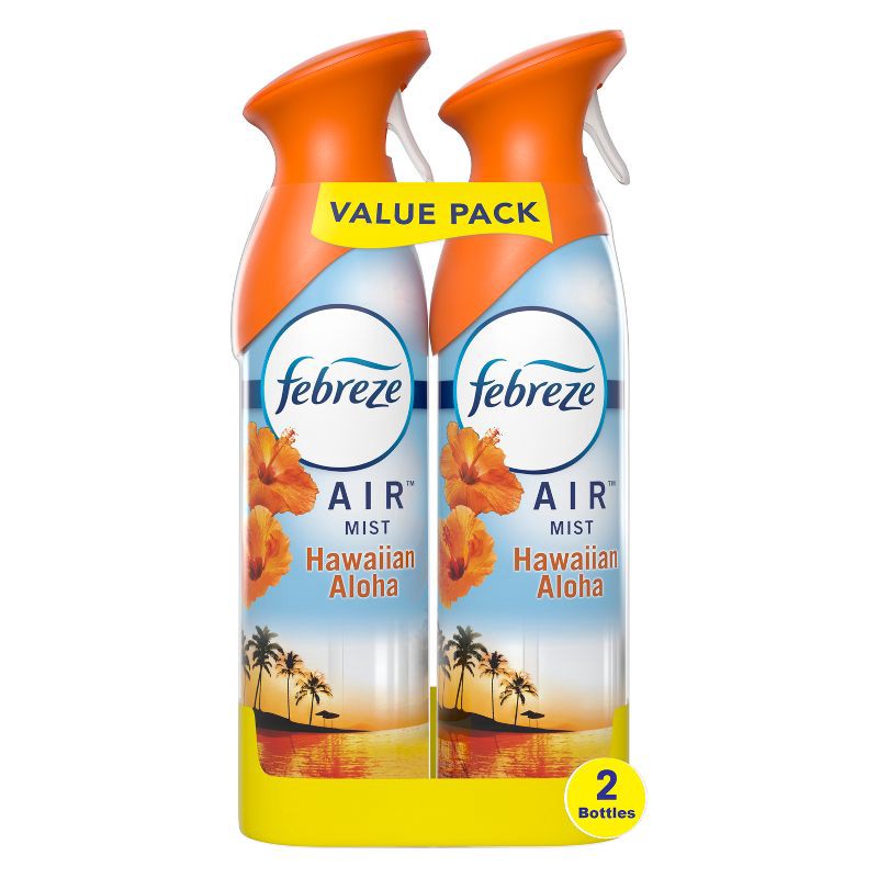 slide 1 of 10, Febreze Odor-Fighting Air Freshener - Hawaiian Aloha - 8.8oz/2pk, 2 ct; 8.8 oz