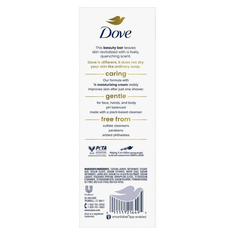 slide 12 of 12, Dove Beauty Pomegranate & Hibiscus Tea Rejuvenating Bar Soap - 8pk/3.75 oz each, 8 ct, 3.75 oz