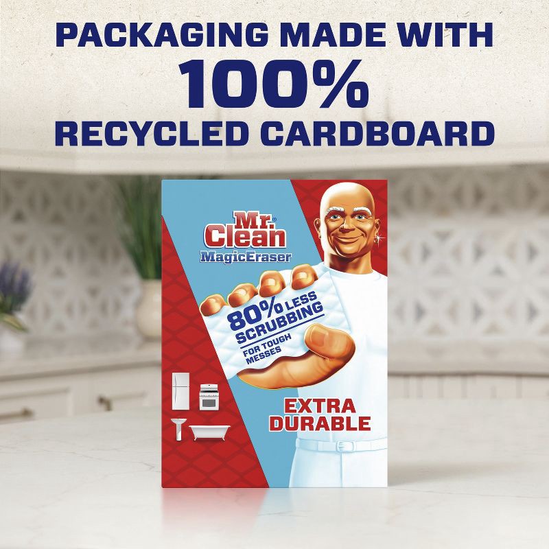 slide 2 of 13, Mr. Clean Extra Durable Scrub Magic Eraser Sponges - 4ct, 4 ct