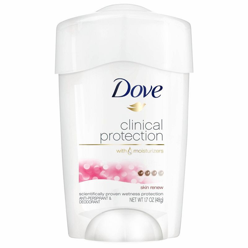 slide 3 of 6, Dove Beauty Clinical Protection Skin Renew Women's Antiperspirant & Deodorant Stick - 1.7oz, 1.7 oz