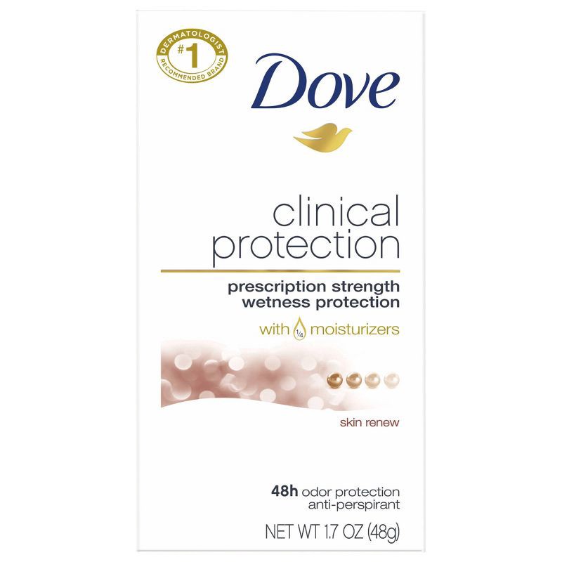 slide 1 of 6, Dove Beauty Clinical Protection Skin Renew Women's Antiperspirant & Deodorant Stick - 1.7oz, 1.7 oz