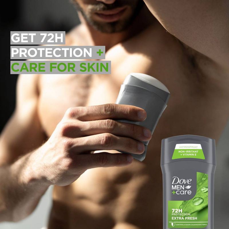 slide 4 of 7, Dove Men+Care 72-Hour Antiperspirant & Deodorant Stick - Extra Fresh - 2.7oz/2ct, 2 ct; 2.7 oz