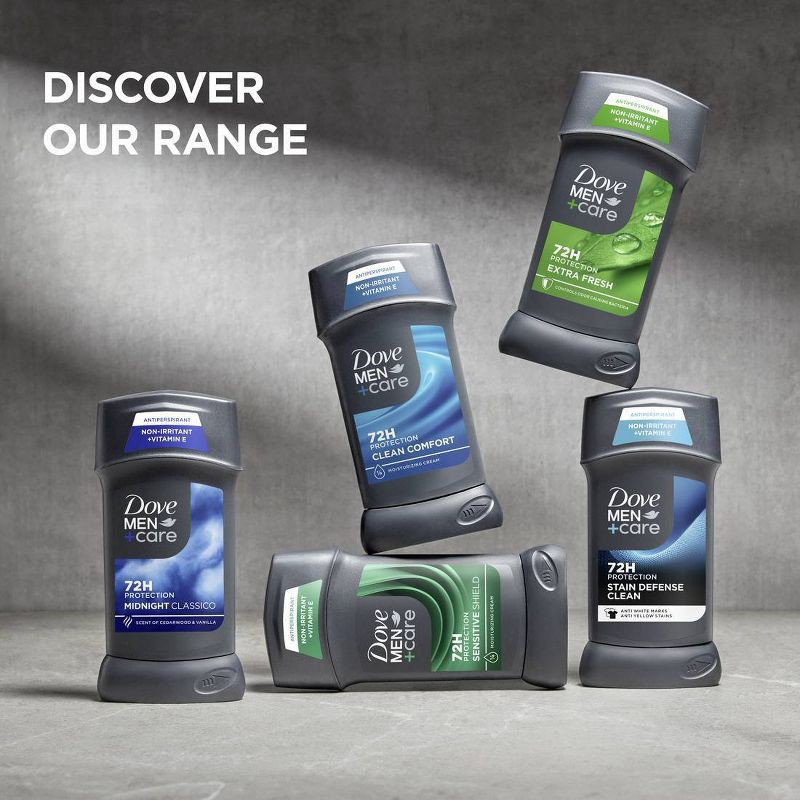 slide 5 of 7, Dove Men+Care 72-Hour Antiperspirant & Deodorant Stick - Extra Fresh - 2.7oz/2ct, 2 ct; 2.7 oz