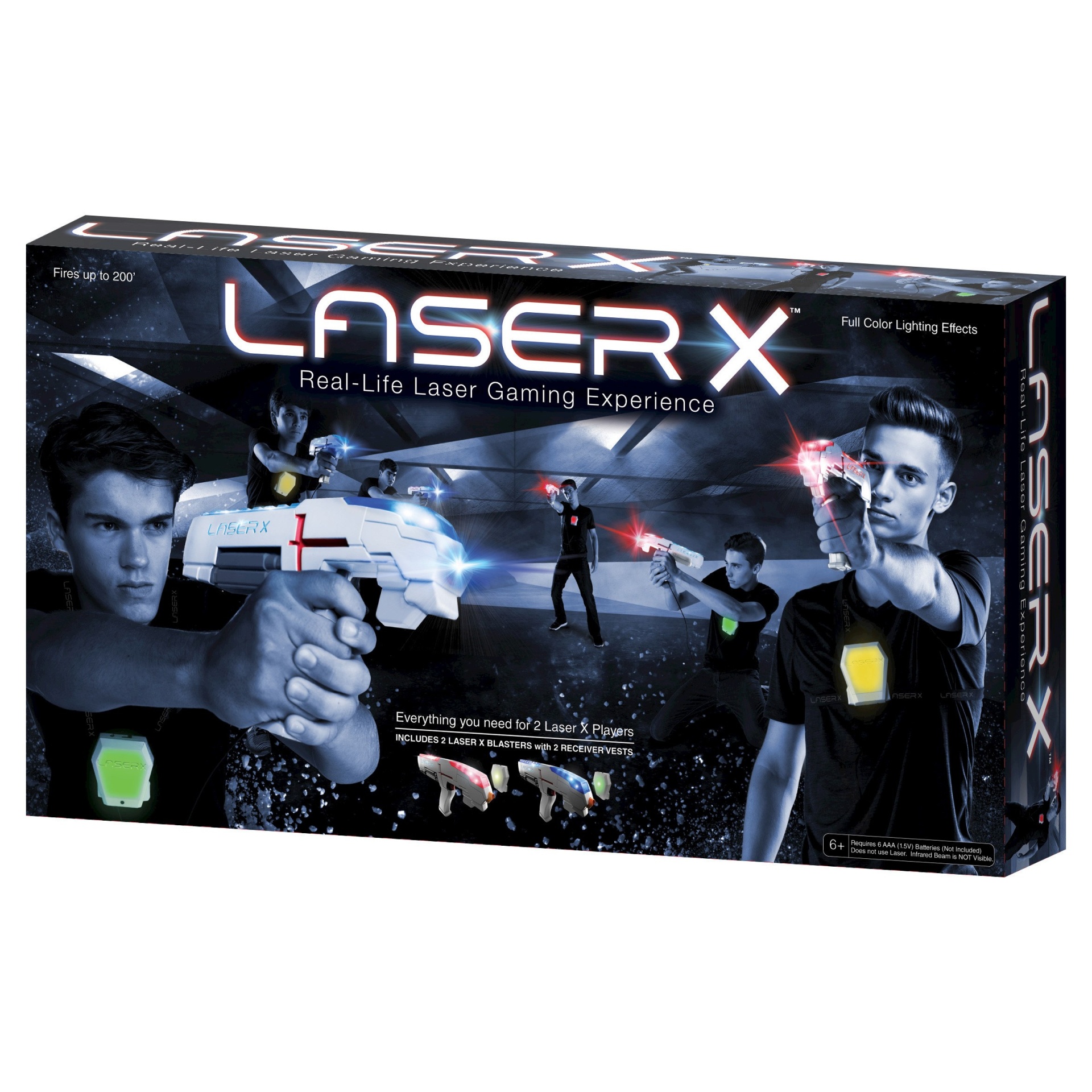 slide 1 of 2, LASER X Two Player Laser Tag Gaming Set, 1 ct