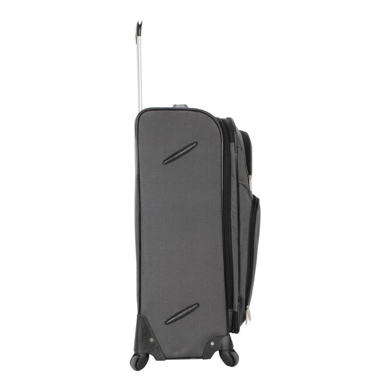 slide 3 of 8, Skyline Softside Carry On Spinner Suitcase - Gray, 1 ct