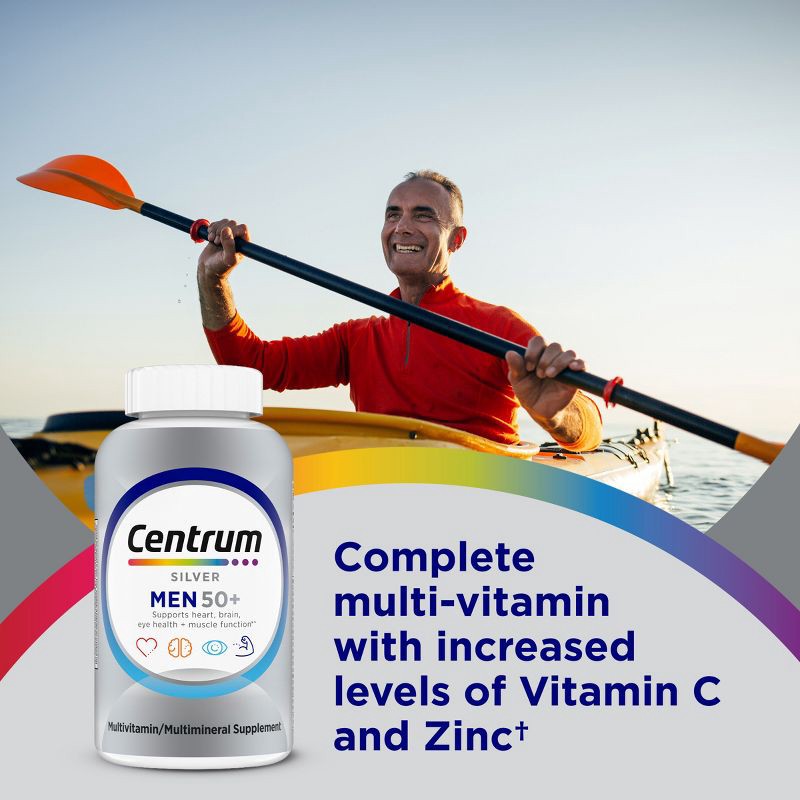 slide 3 of 14, Centrum Silver Men 50+ Multivitamin/Multimineral Supplement Gummies - 100ct, 100 ct