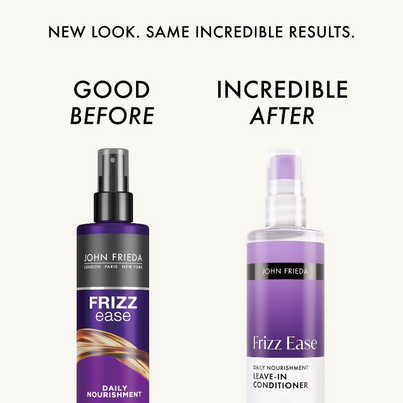 slide 3 of 5, John Frieda Frizz Ease Daily Nourishment Leave-In Conditioner Spray for Frizz-Prone Hair - 8 fl oz, 8 fl oz