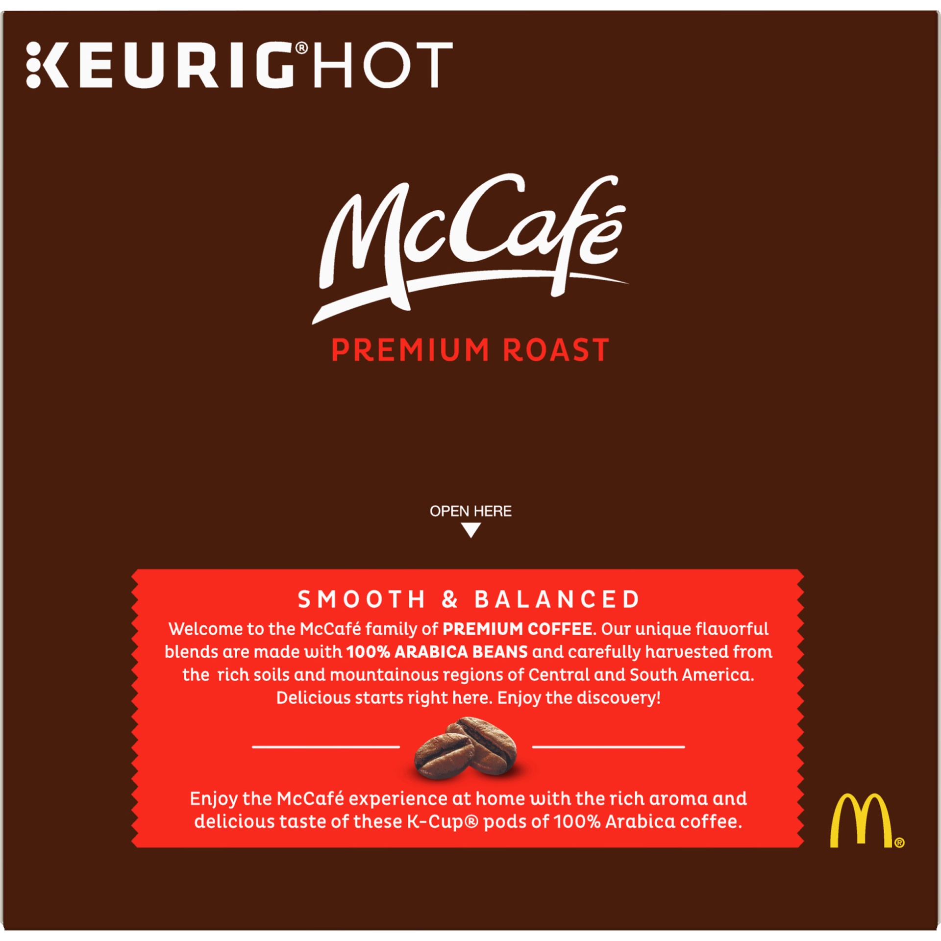 slide 7 of 8, McCafé Premium Roast Coffee K-Cup Pods, 18 ct