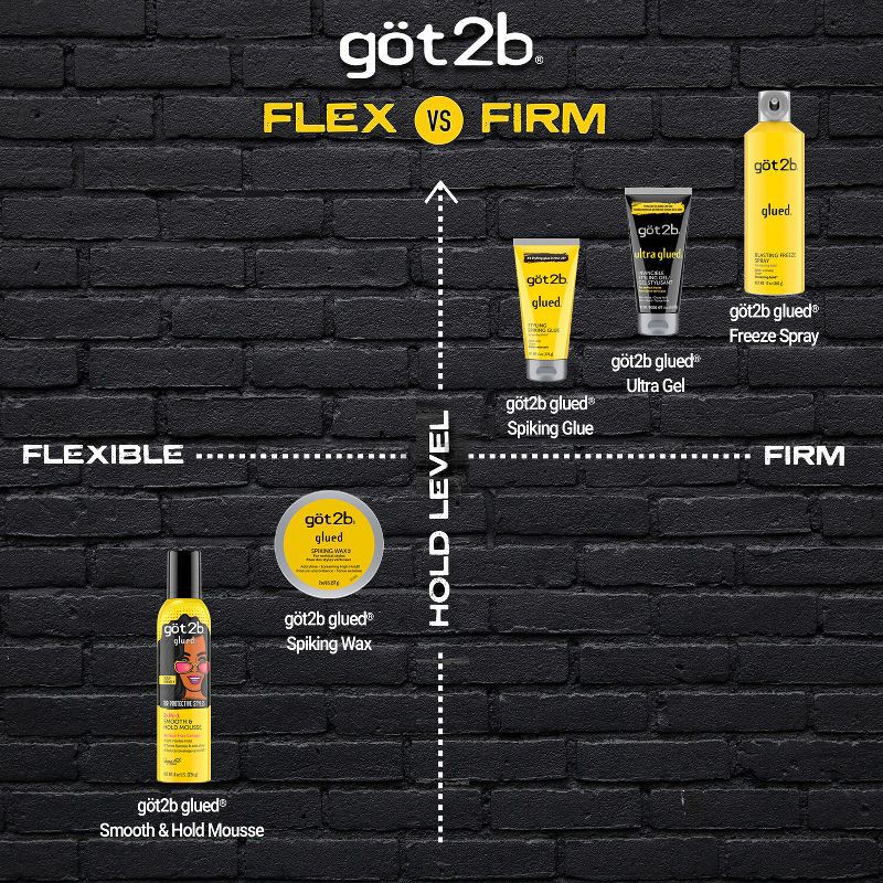 slide 5 of 14, Got2b Glued Styling Spiking Hair Glue - 6oz, 6 oz